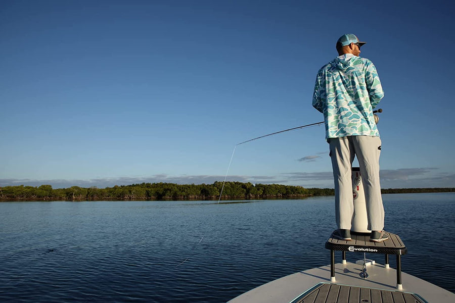 Samaki Saltwater Barra Long Sleeve Adult Fishing Shirt Size 3XL
