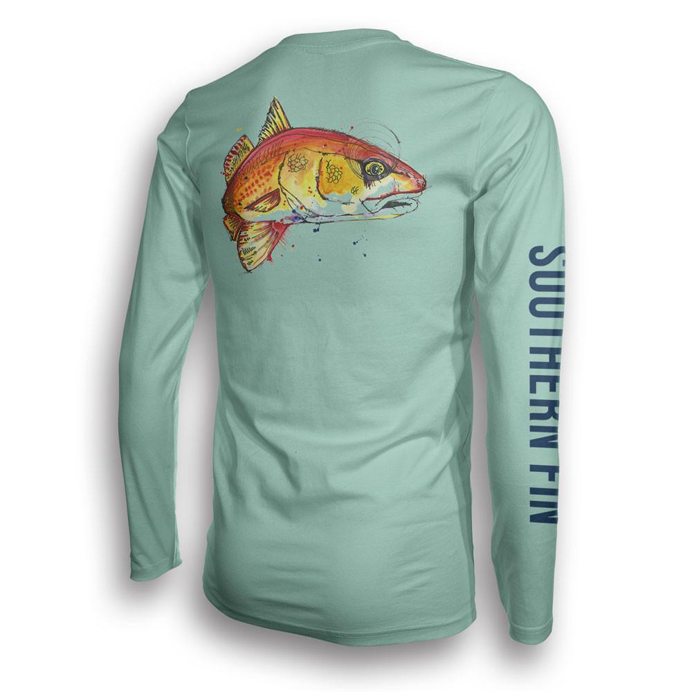  RED RUM Performance Long Sleeve Fishing Shirt with