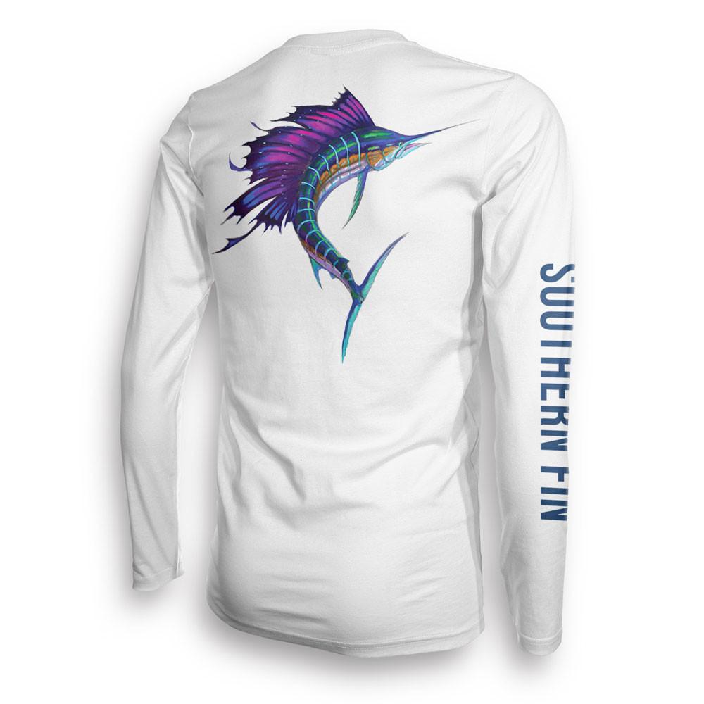 Performance Fishing Shirt Long Sleeve UPF 50+ (OFFSHORE Lure), M